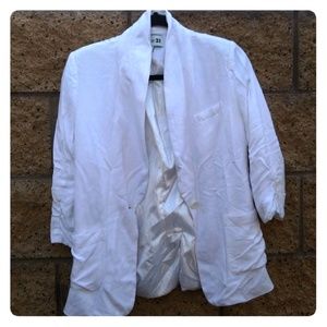 White Blazer